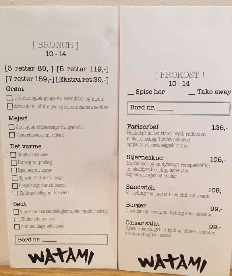 Menu Watami Vanløse-1